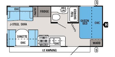 USED 2014 Jayco SWIFT 198RD