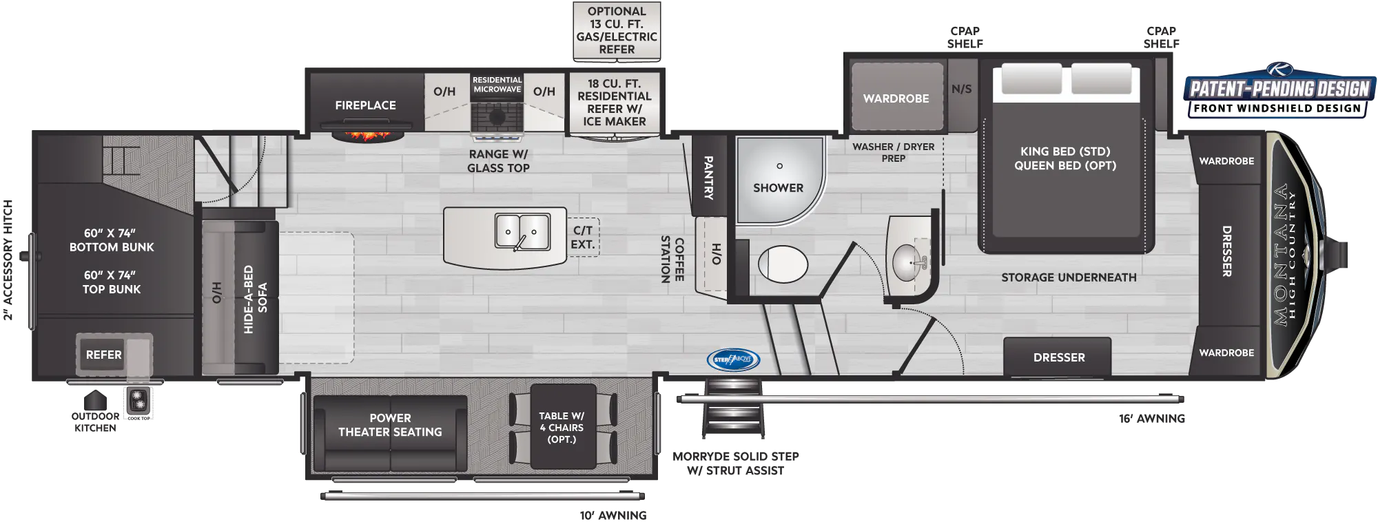 NEW 2022 KEYSTONE MONTANA 351 BH