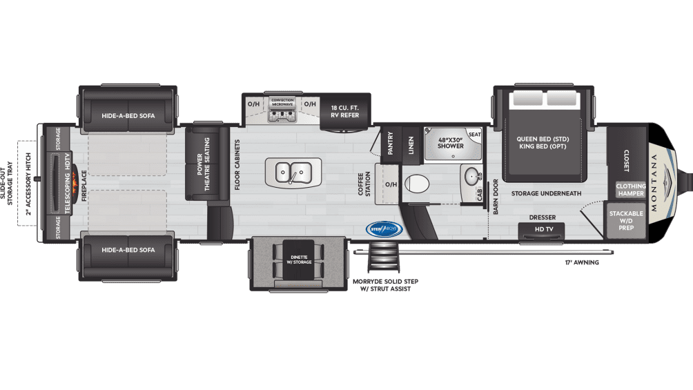 NEW 2022 KEYSTONE MONTANA 3790 RD