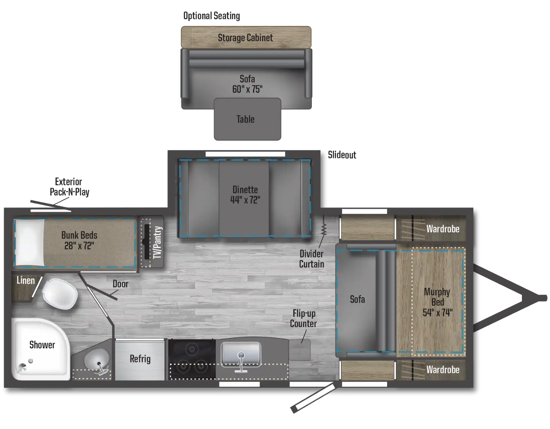 NEW 2022 WINNEBAGO MICRO MINNIE 2306 BH