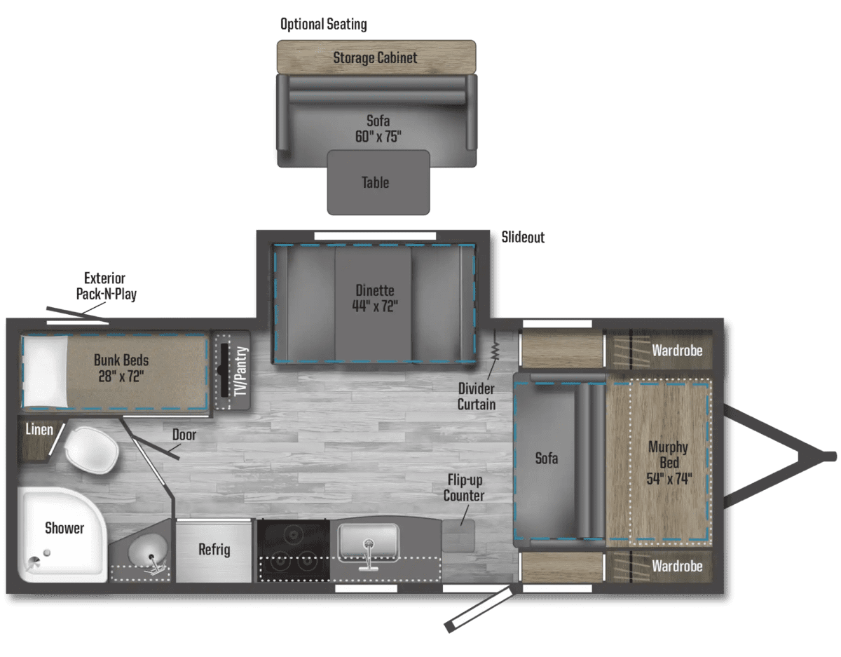 NEW 2022 WINNEBAGO MICRO MINNIE 2306 BH