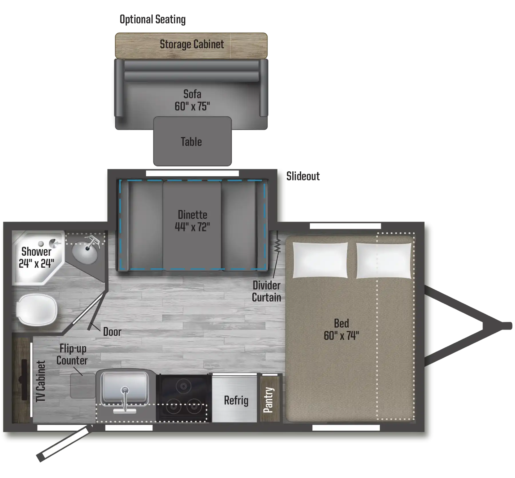 NEW 2022 WINNEBAGO MICRO MINNIE 1808 FBS