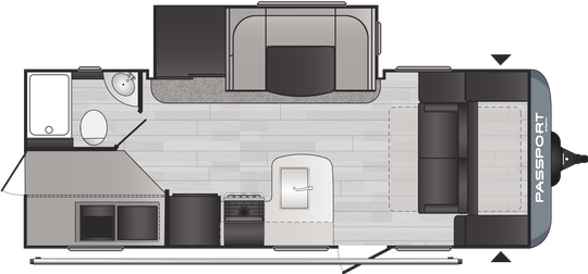 NEW 2022 KEYSTONE PASSPORT 221 BH