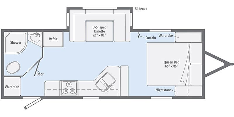 Used 2018 Winnebago MINNIE 2250DS