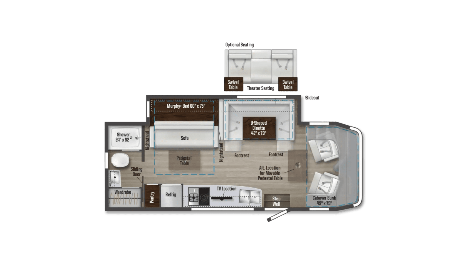 NEW 2023 WINNEBAGO VIEW 24 D