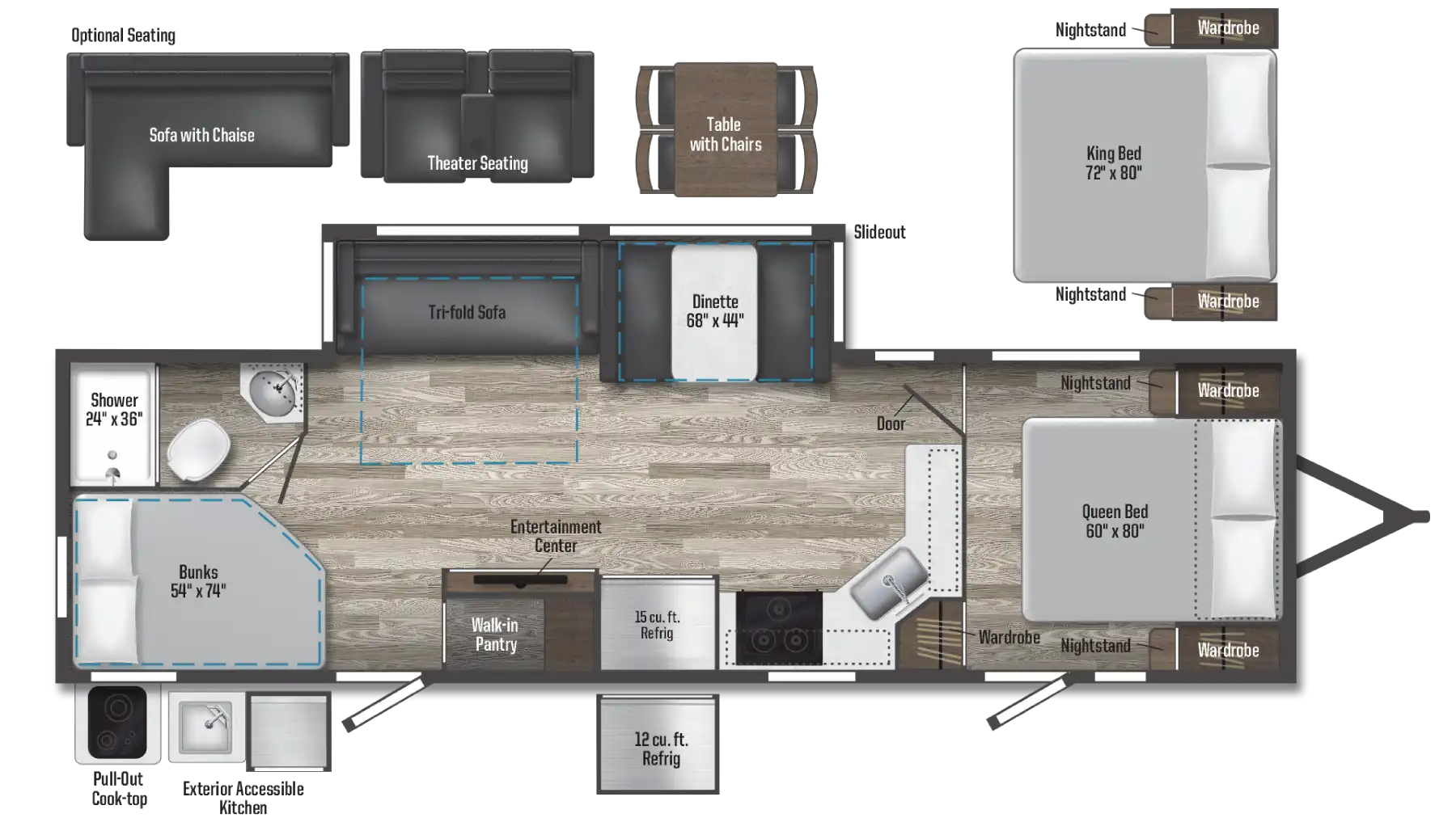 NEW 2022 WINNEBAGO VOYAGE 3033 BH