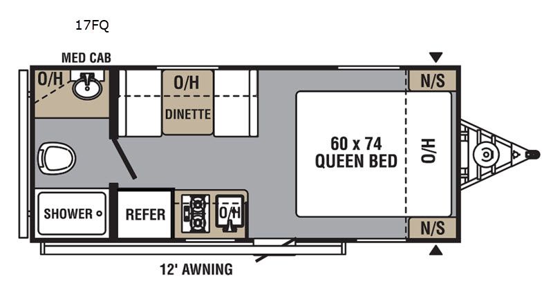 NEW 2022 FOREST RIVER VIKING 17 FQ