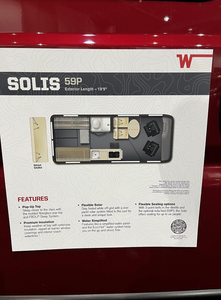 NEW 2023 WINNEBAGO SOLIS 59 P