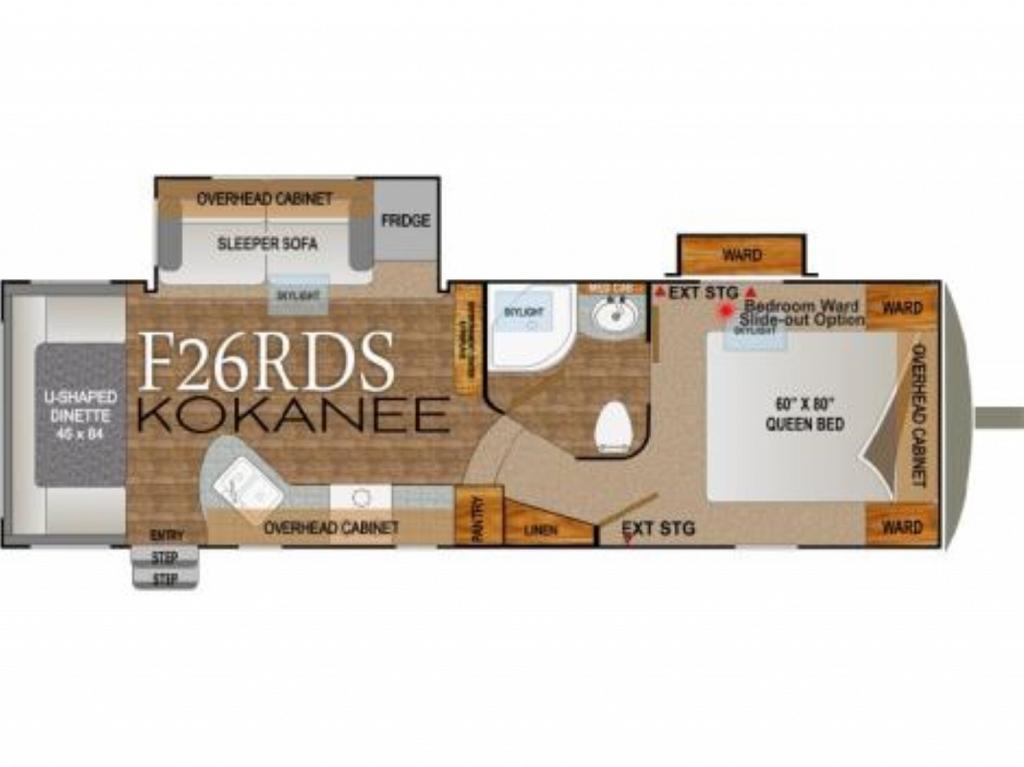 USED 2015 OUTDOORS RV GLACIER PEAK 26 RDS