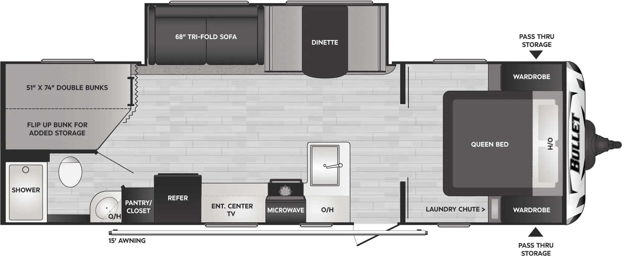NEW 2022 KEYSTONE BULLET 2730 BH