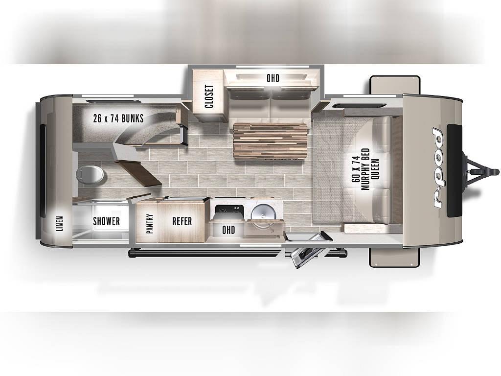USED 2021 FOREST RIVER R-POD 193