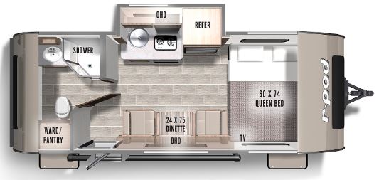 NEW 2023 FOREST RIVER R-POD 180