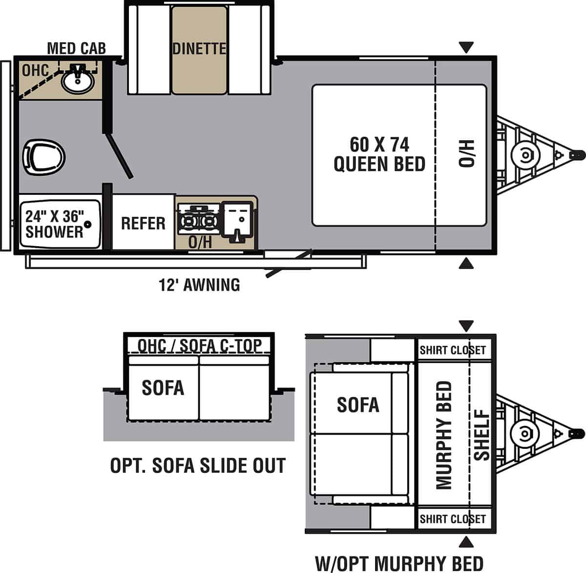 NEW 2023 Forest River VIKING 17 SFQ