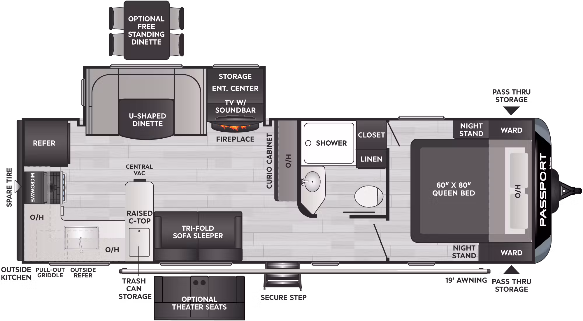NEW 2023 Keystone PASSPORT 2704 RK