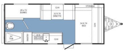 USED 2015 Forest River VIKING 17BH