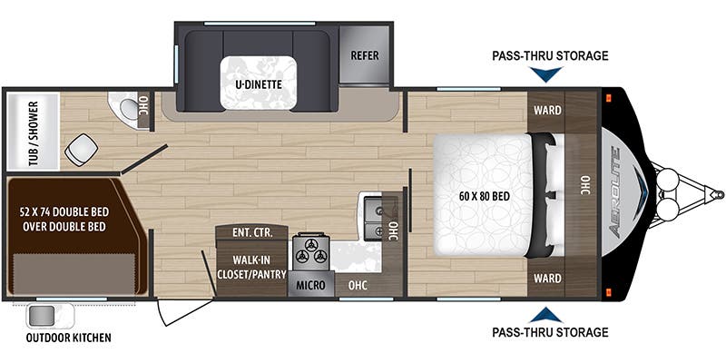 USED 2018 Dutchmen Rv AEROLITE 2573 BH