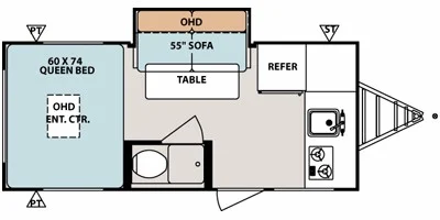 USED 2009 Forest River RPOD 175