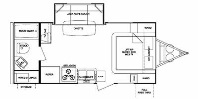 USED 2013 Cruiser Rv FUNFINDER F-210WBS