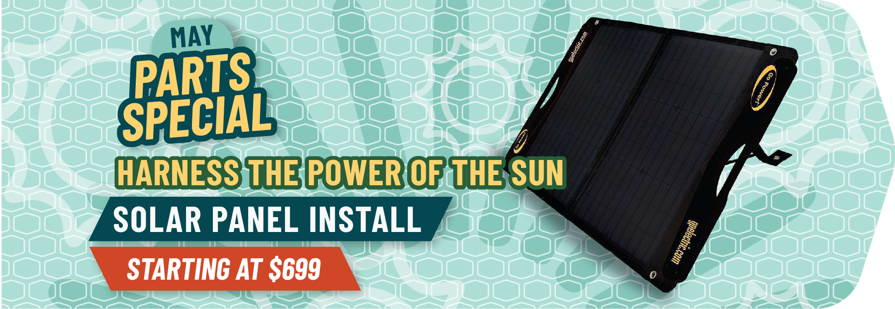 May Parts Special Solar Panel Installation
