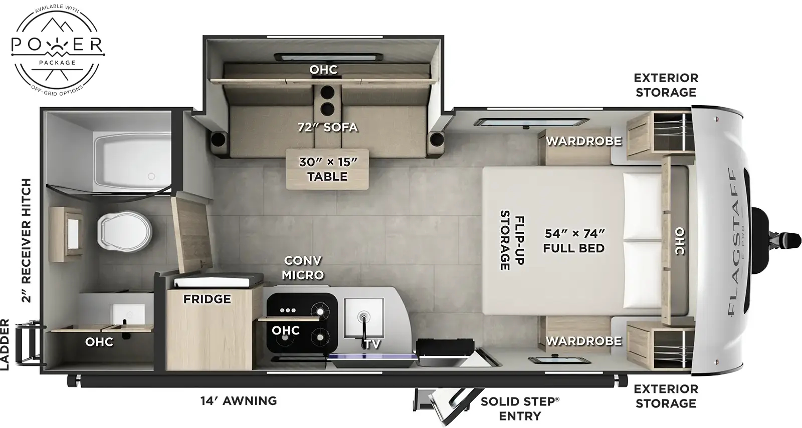 E Pro 20FBS Floorplan