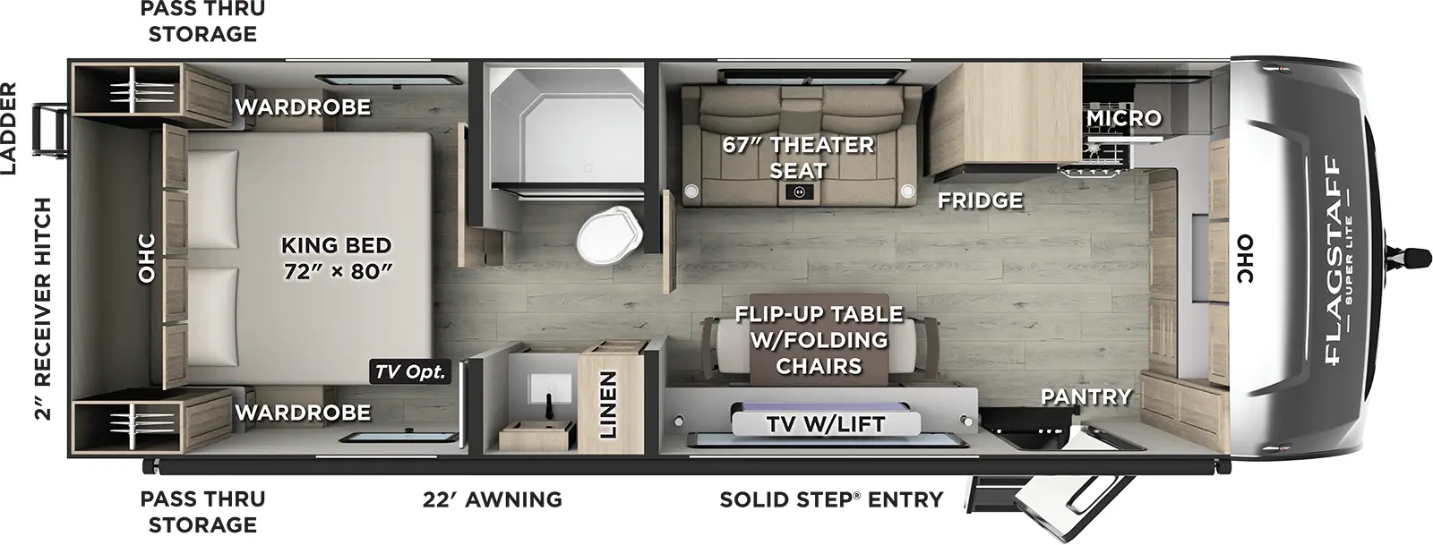 Super Lite 30FKT Floorplan
