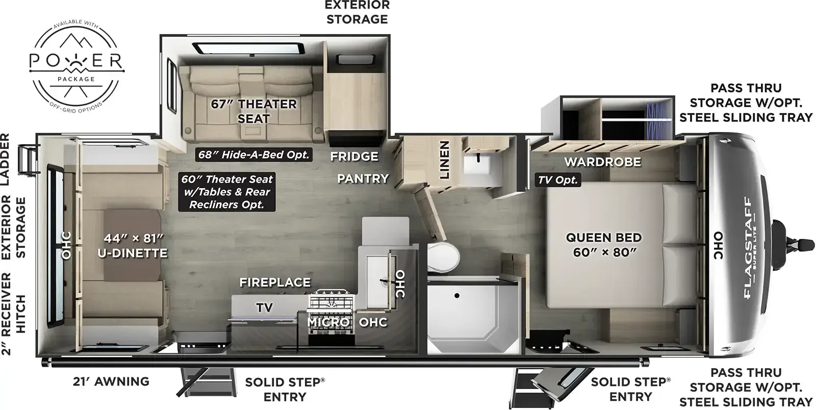 Super Lite 26SRD Floorplan