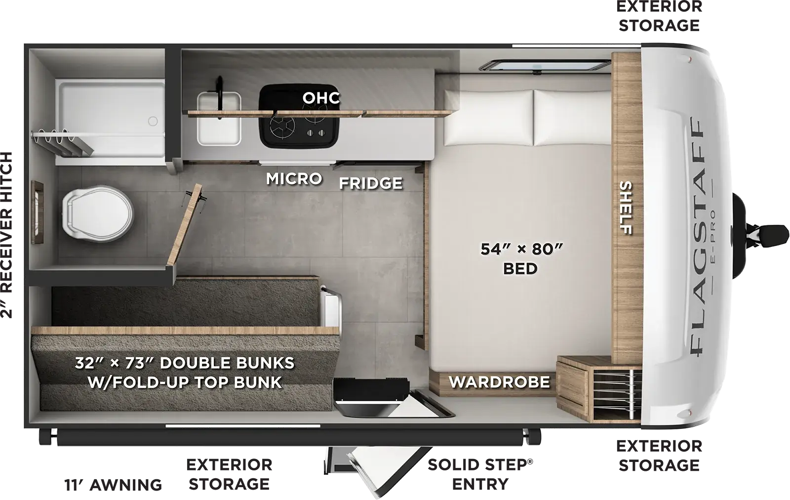 E Pro 131BLE Floorplan