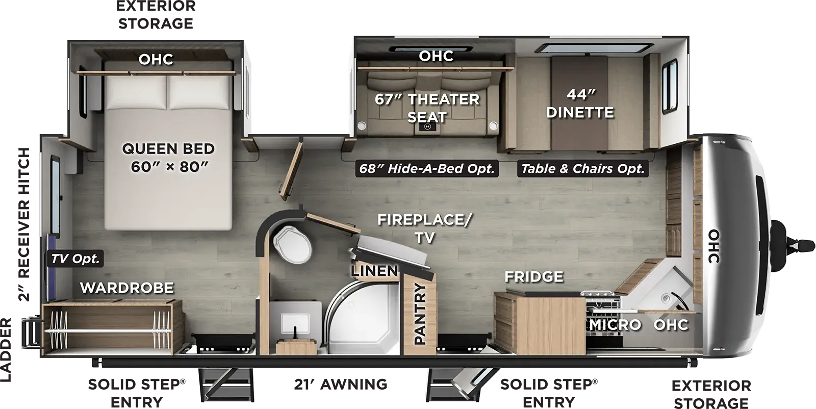 Super Lite 26FKBS Floorplan
