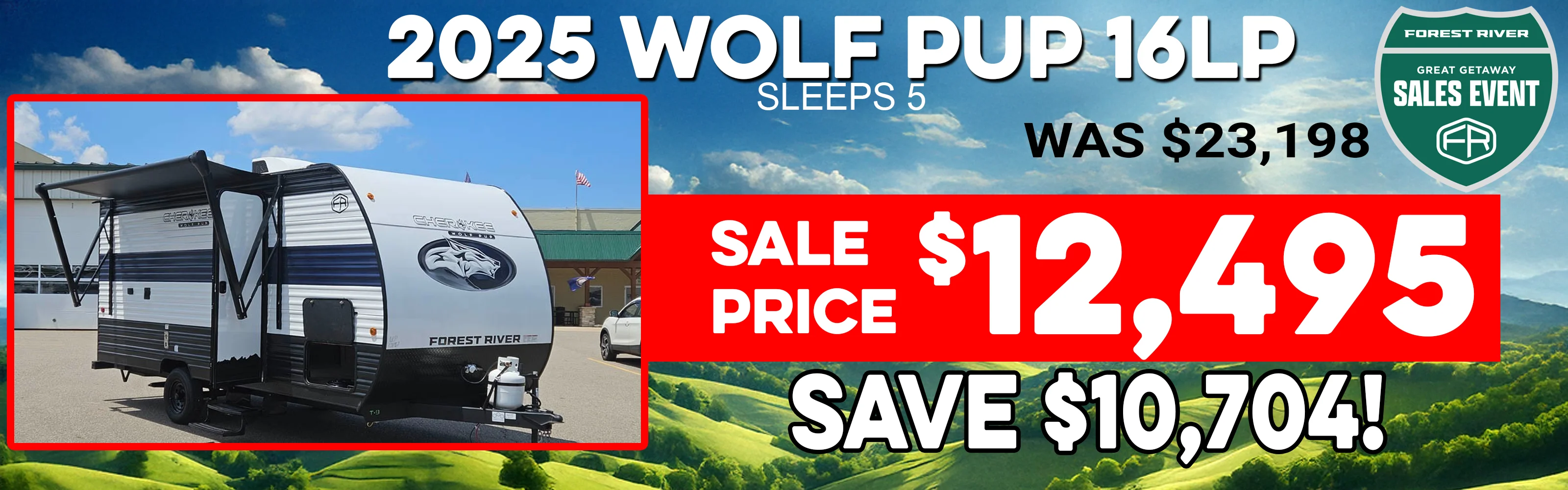 Wolf Pup 16LP Trailer for sale
