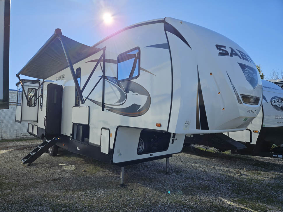Used 2023 Sabre 350RL 5th Wheel with Rear Living - All Seasons RV