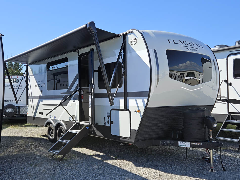 2026 Flagstaff Micro Lite 25FBD Travel Trailer with Rear Kitchen - All Seasons RV