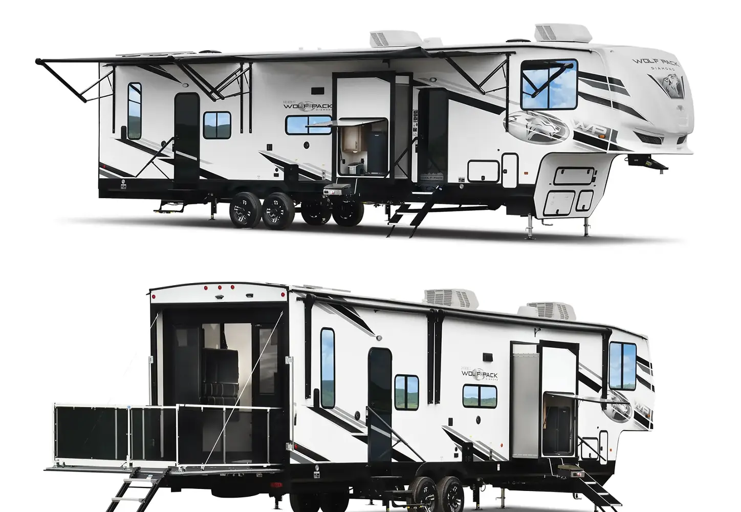 2024 Forest River Cherokee Wolf Pack 4500PACK14D 5th Wheel Toy Hauler