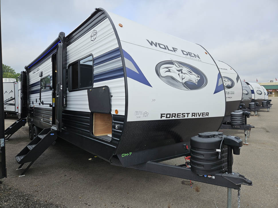 2027 Cherokee Wolf Den 301BH Travel Trailer with Bunkhouse - All Seasons RV