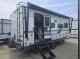 Rear passenger side exterior with awning on 2027 Flagstaff Micro Lite 22FBS