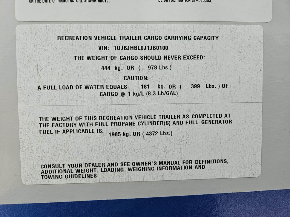 Used 2018 Jayco Jay Feather X23B Hybrid Travel Trailer for Sale