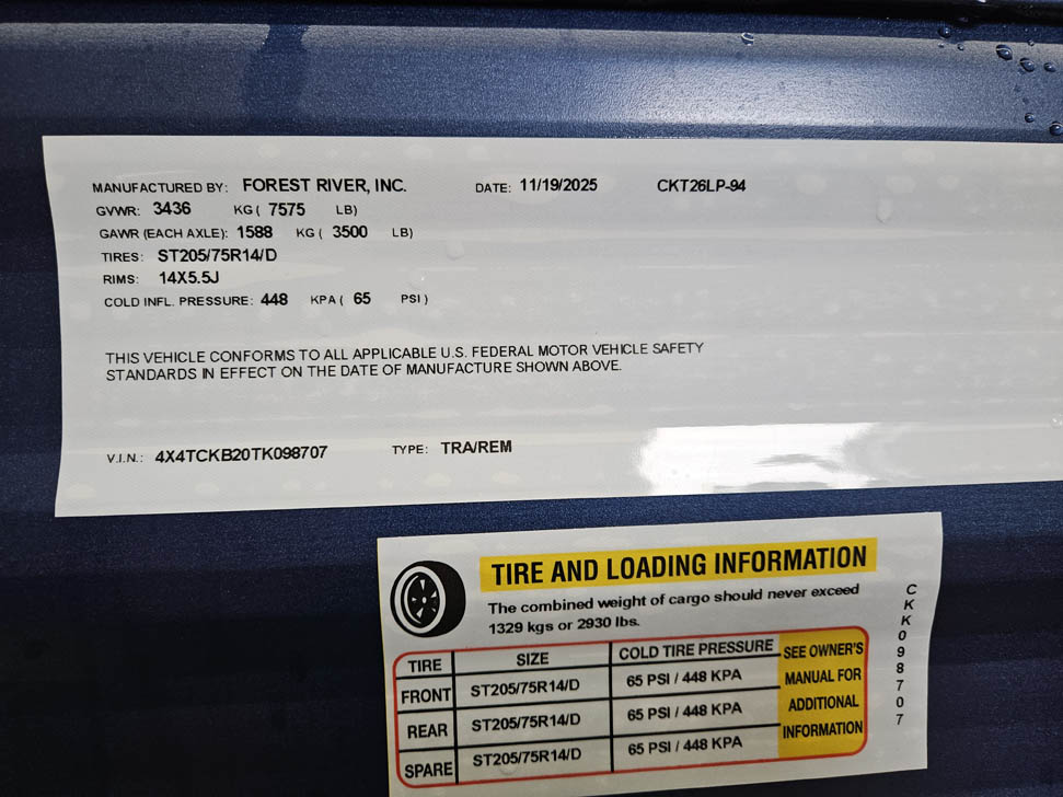 2026 Cherokee Grey Wolf 26LP Travel Trailer for Sale at All