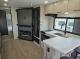 2027 Forest River Acclaim 26RB kitchen and fireplace entertainment center