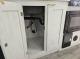Open under sink cabinet in 2027 Longitude 185RB kitchen