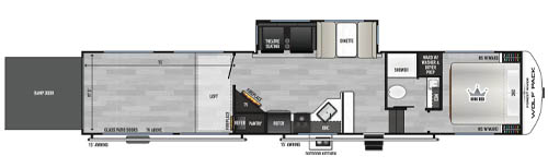 Wolf Pack 350PACK15 floorplan