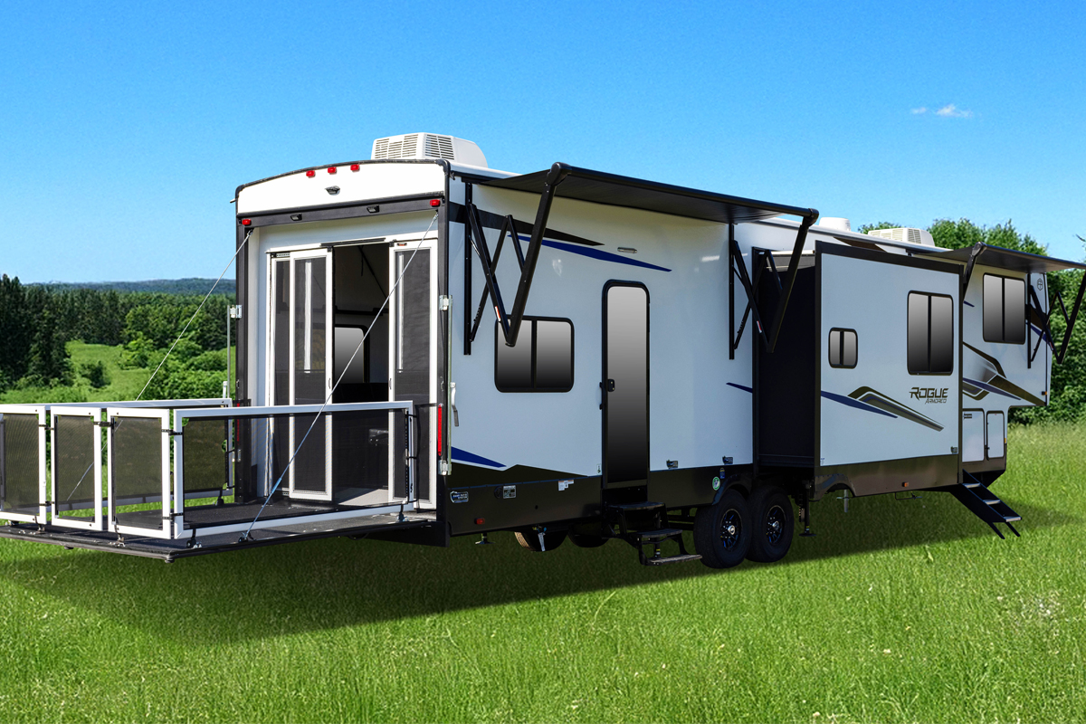 Vengeance Rogue 341GS11 5th Wheel Toy Hauler Exterior