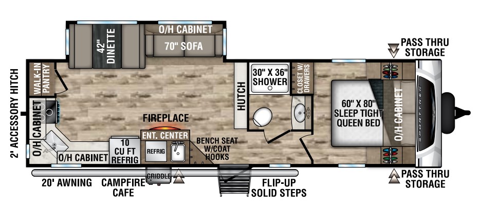 2021 VENTURE RV Sporttrek 291VRK - Bayou Outdoor Supercenter