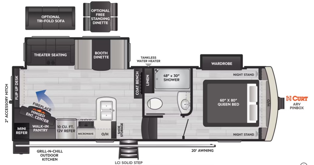 2023 Keystone RV Arcadia Super Lite 288SLBH