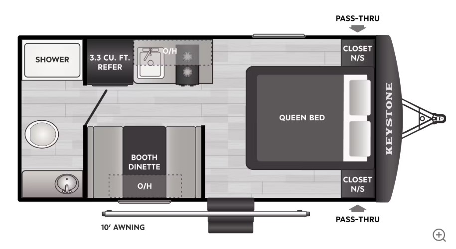 2025 KEYSTONE Hideout Sport Single 178RB - Bayou Outdoor Supercenter