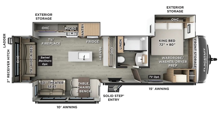 2026 FOREST RIVER FLAGSTAFF CLASSIC 832IKRL - Bayou Outdoor Supercenter