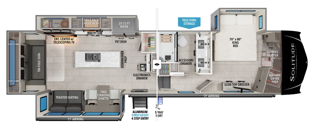 2026 GRAND DESIGN Solitude 370DV - Bayou Outdoor Supercenter