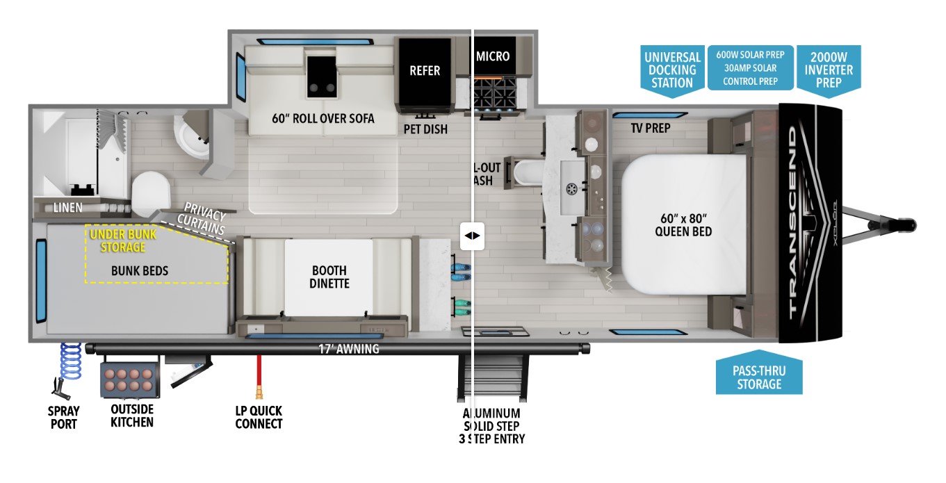 2026 GRAND DESIGN Transcend Xplor 26BHX - Bayou Outdoor Supercenter