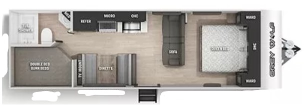 2022 Forest River Cherokee Grey Wolf 26djse