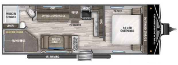 2022 Grand Design Transcend Xplor 247bh