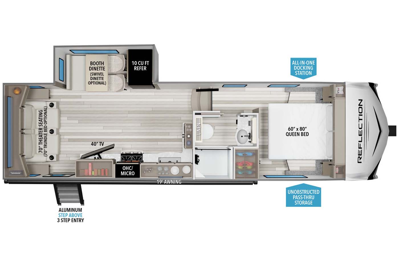 NEW 2026 Grand Design Reflection 100 24RL - Camperland of Oklahoma