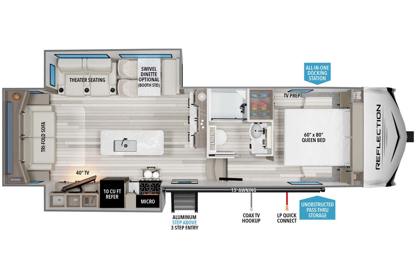 NEW 2026 Grand Design Reflection 100 28RL - Camperland of Oklahoma